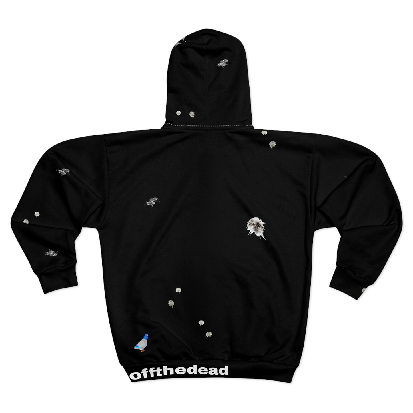 "Bird Flu" Unisex Zip Hoodie