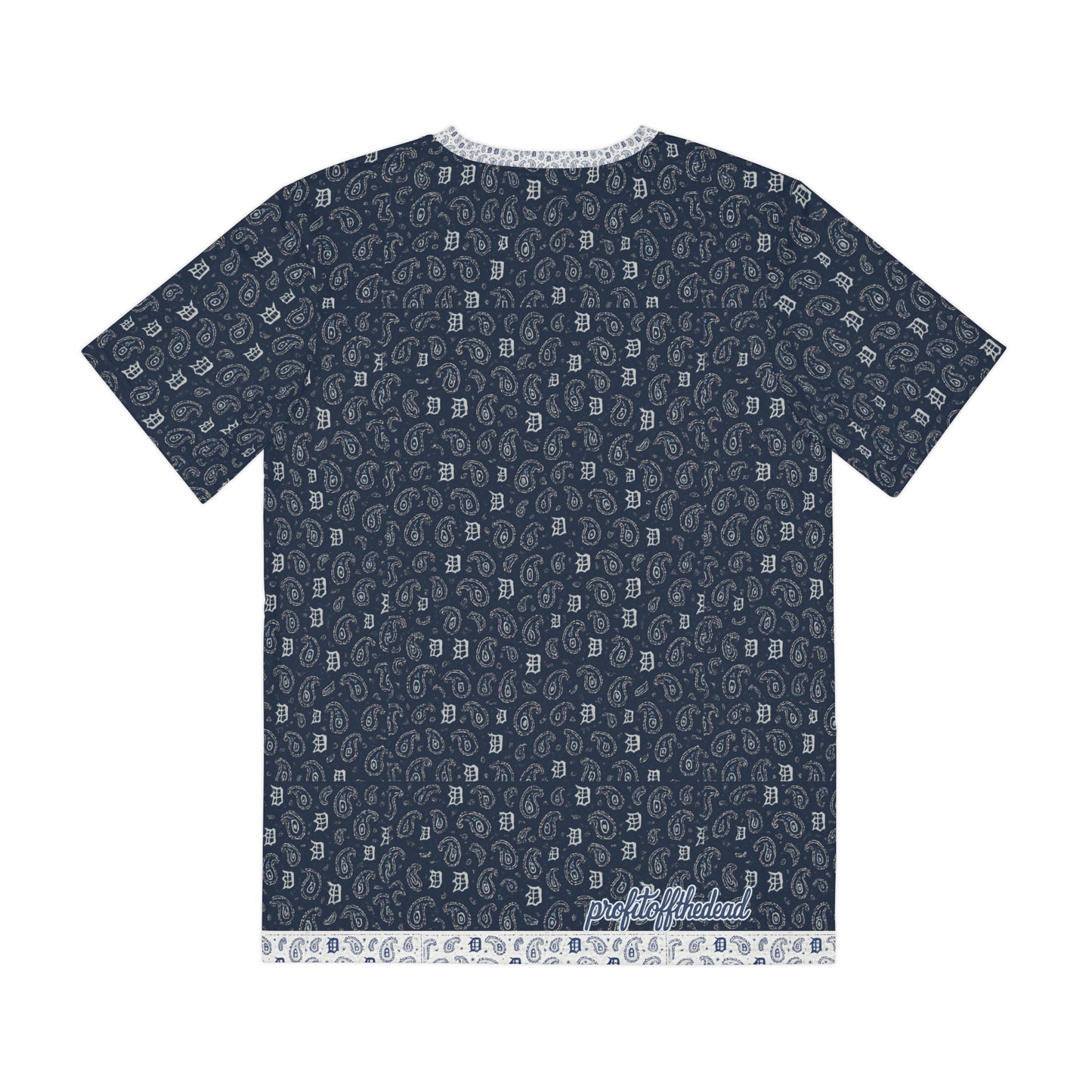 "Detroit Blue" Men's Polyester Tee