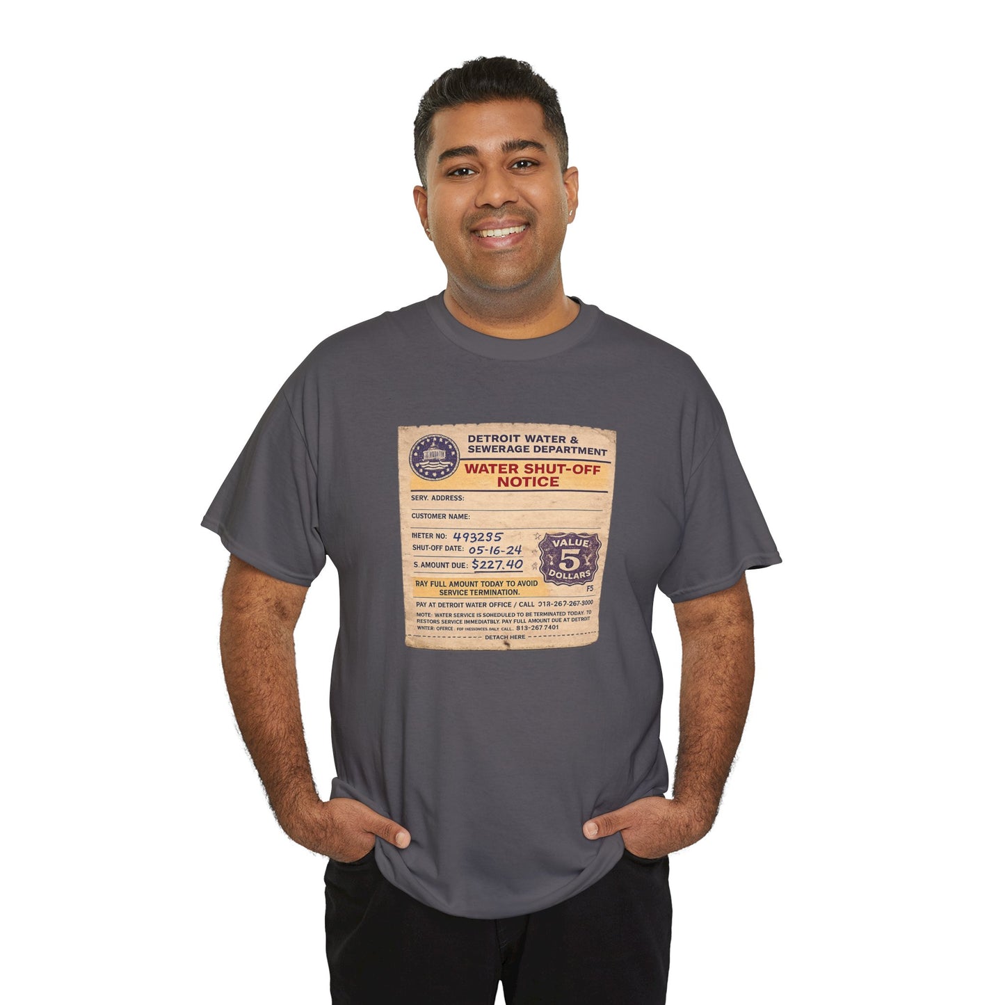 "WATER SHUT-OFF NOTICE" Tee