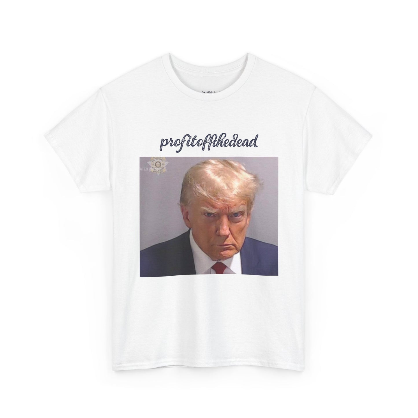 "Trump Mug Shot" Unisex Heavy Cotton Tee