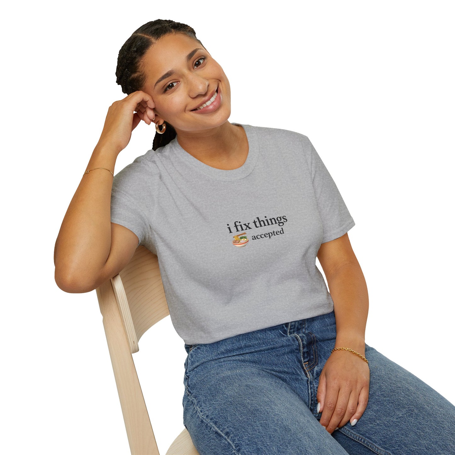 "Noodles Excepted." T-Shirt