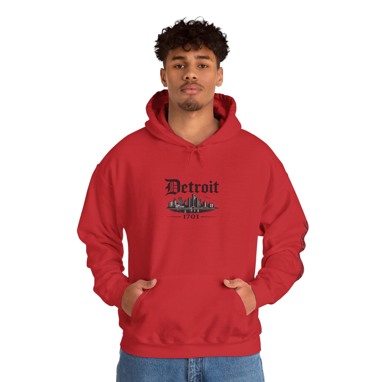 "DETROIT 1701 – STILL HERE" Hooded Sweatshirt