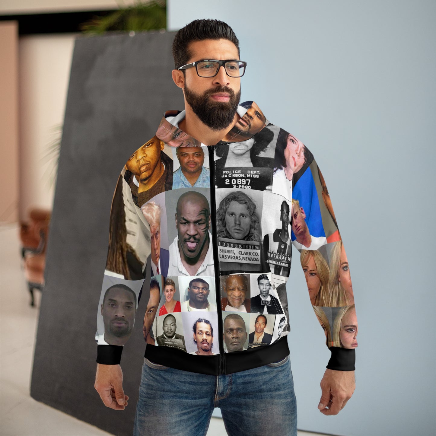 Mug Shots 2026 Zip Hoodie