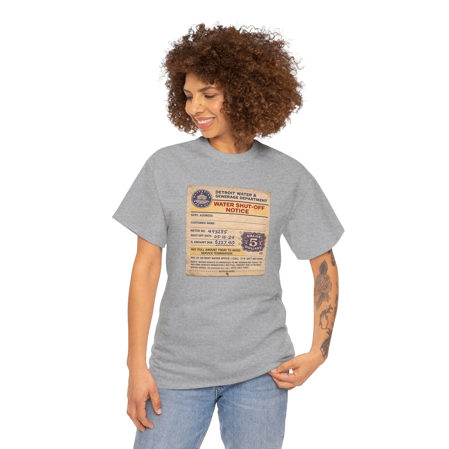 "WATER SHUT-OFF NOTICE" Tee