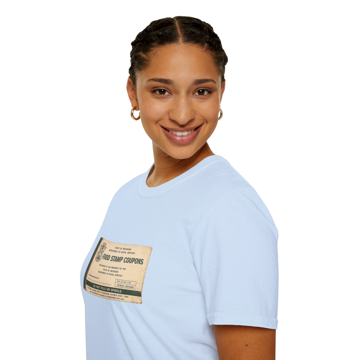 "FOOD STAMP BOOK" T-Shirt