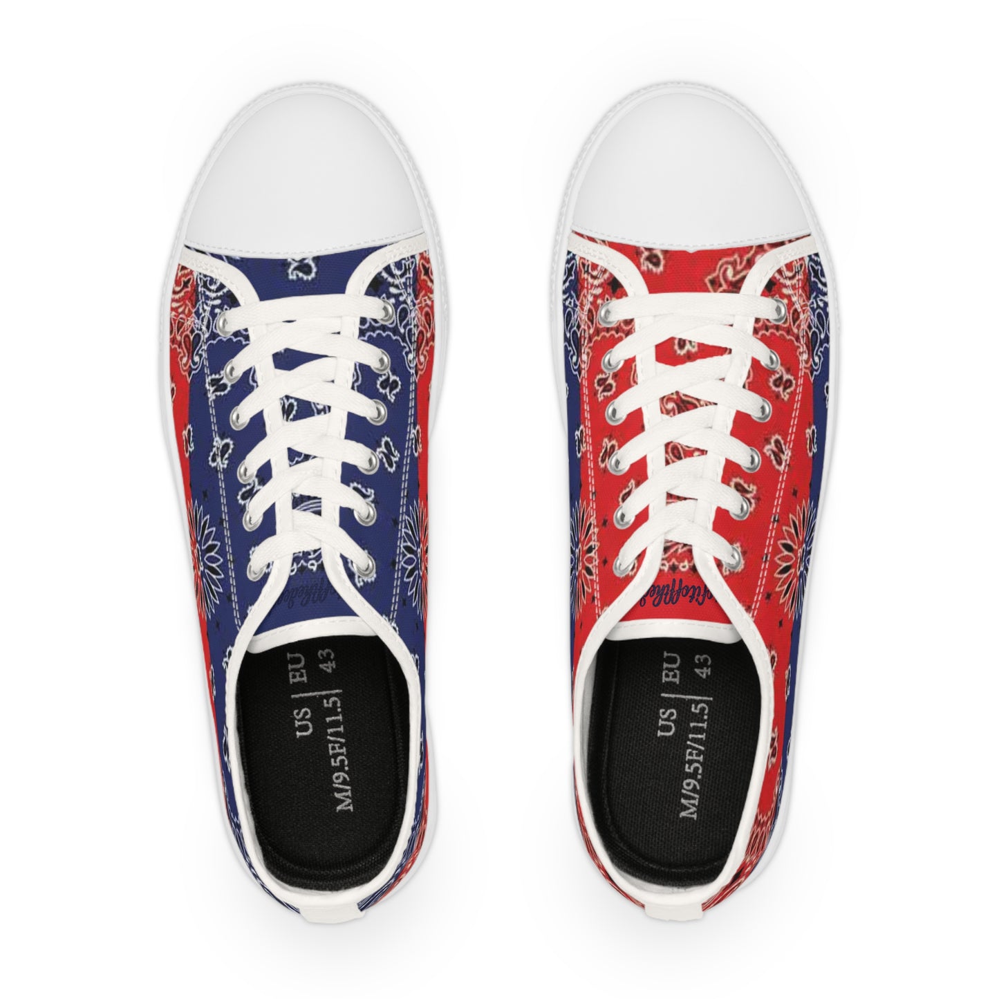 American Gangster II" Men's Low Top Sneakers