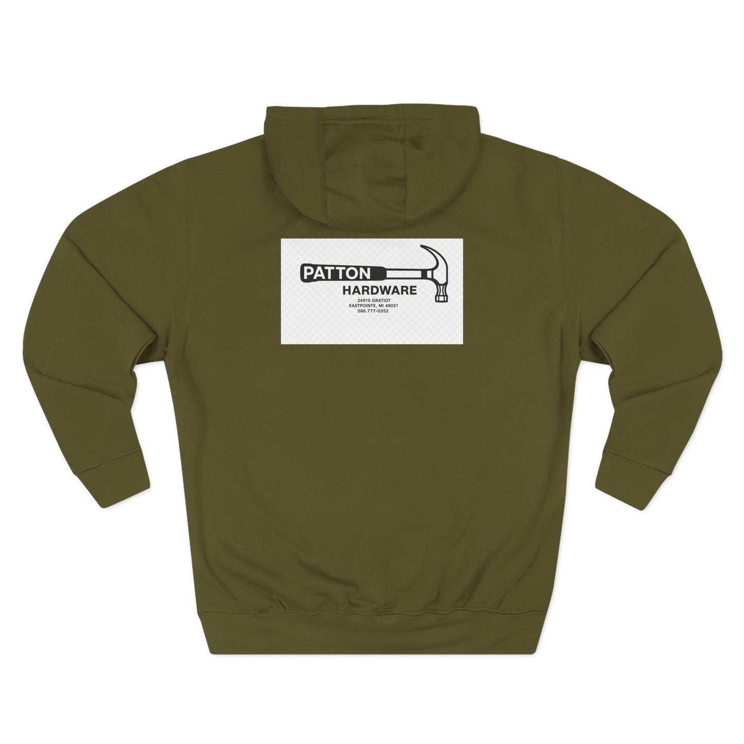 “Patton Hardware” Fleece Hoodie