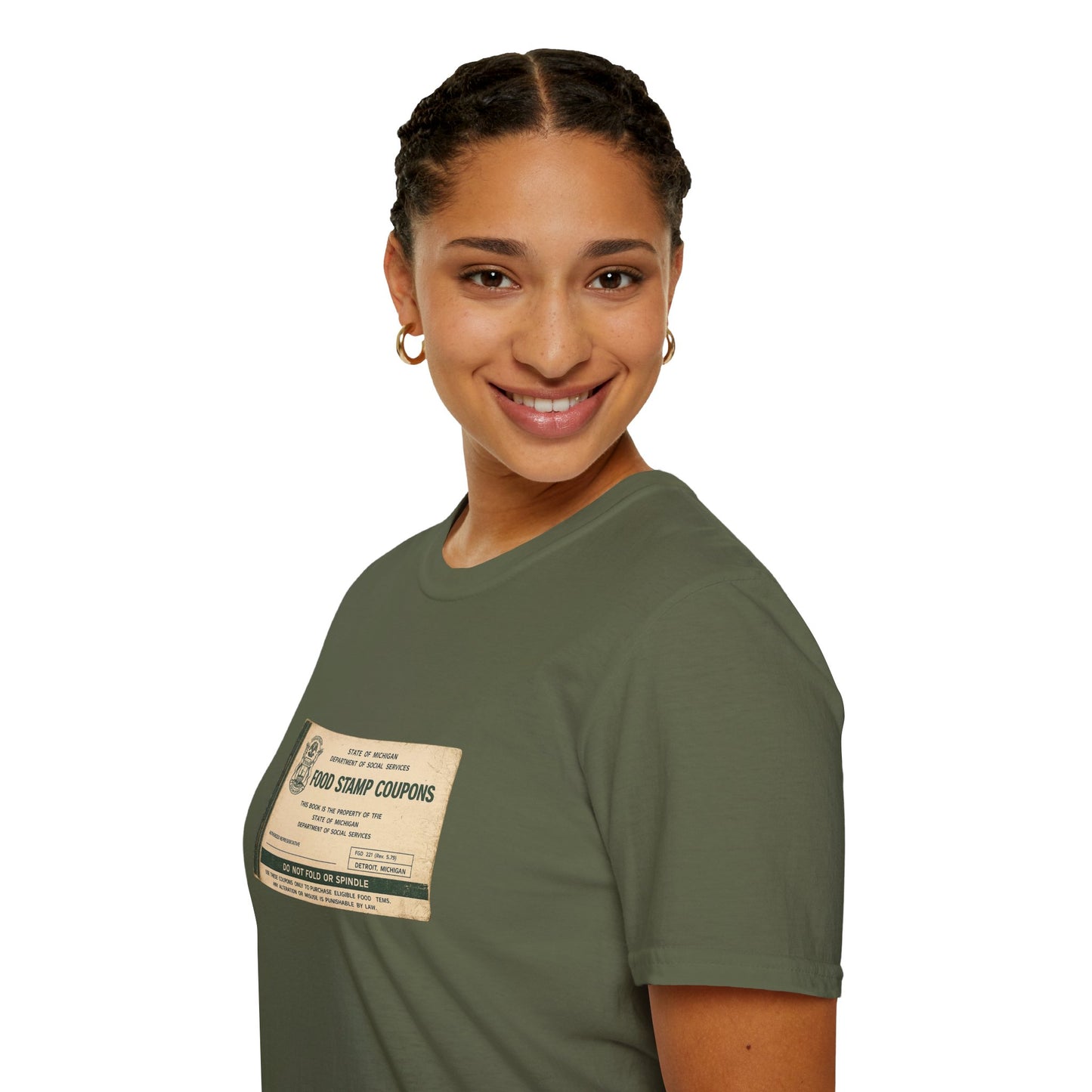 "FOOD STAMP BOOK" T-Shirt