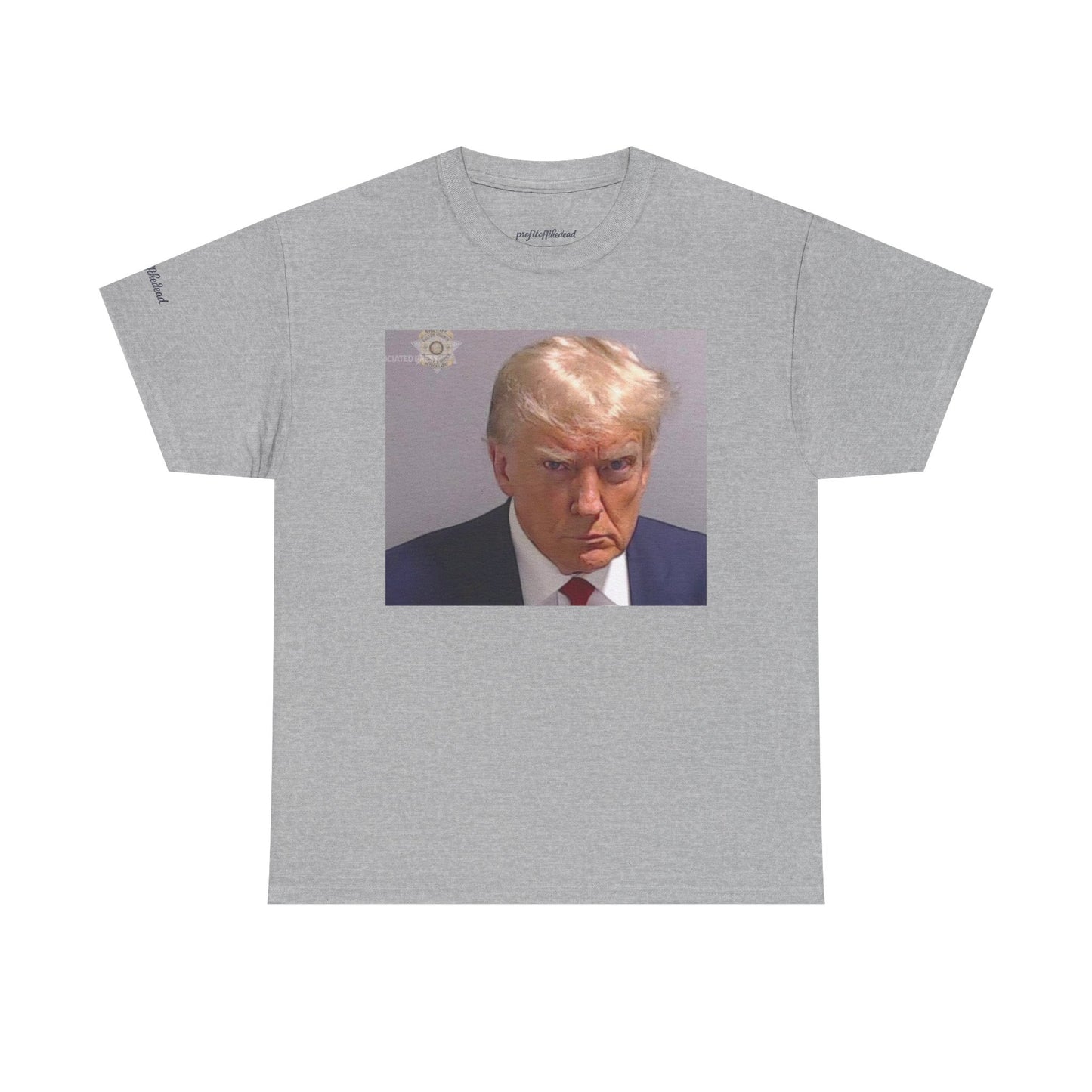 "Mug Shots Trump" Unisex Heavy Cotton Tee