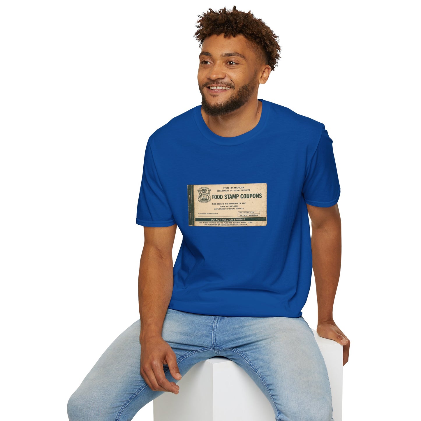 "FOOD STAMP BOOK" T-Shirt