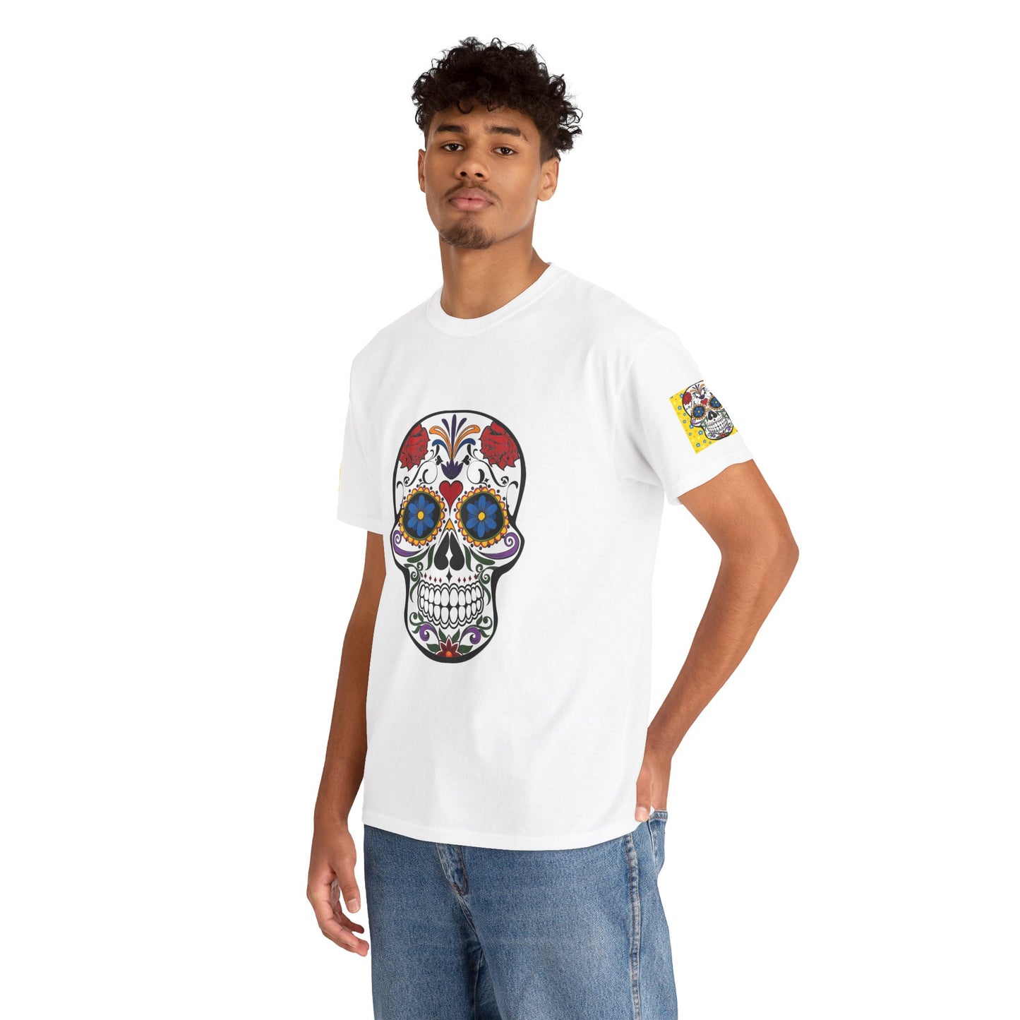 "Hawaiian Skull" Unisex Heavy Cotton Tee