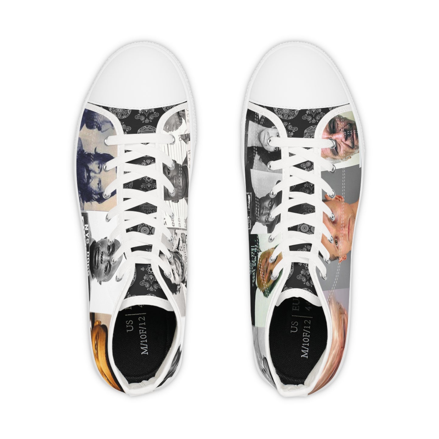 Mug shots 2026 Men's High Top Sneakers