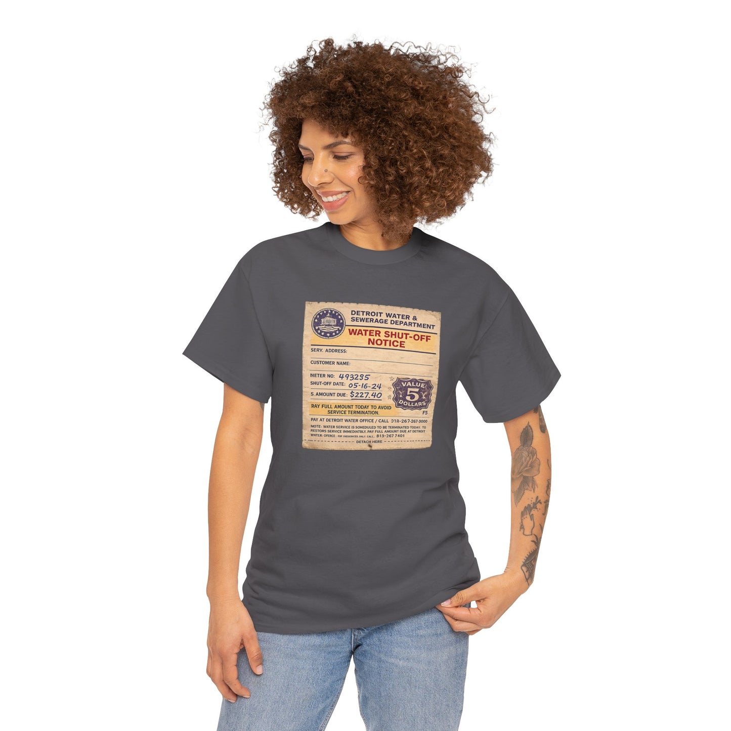 "WATER SHUT-OFF NOTICE" Tee