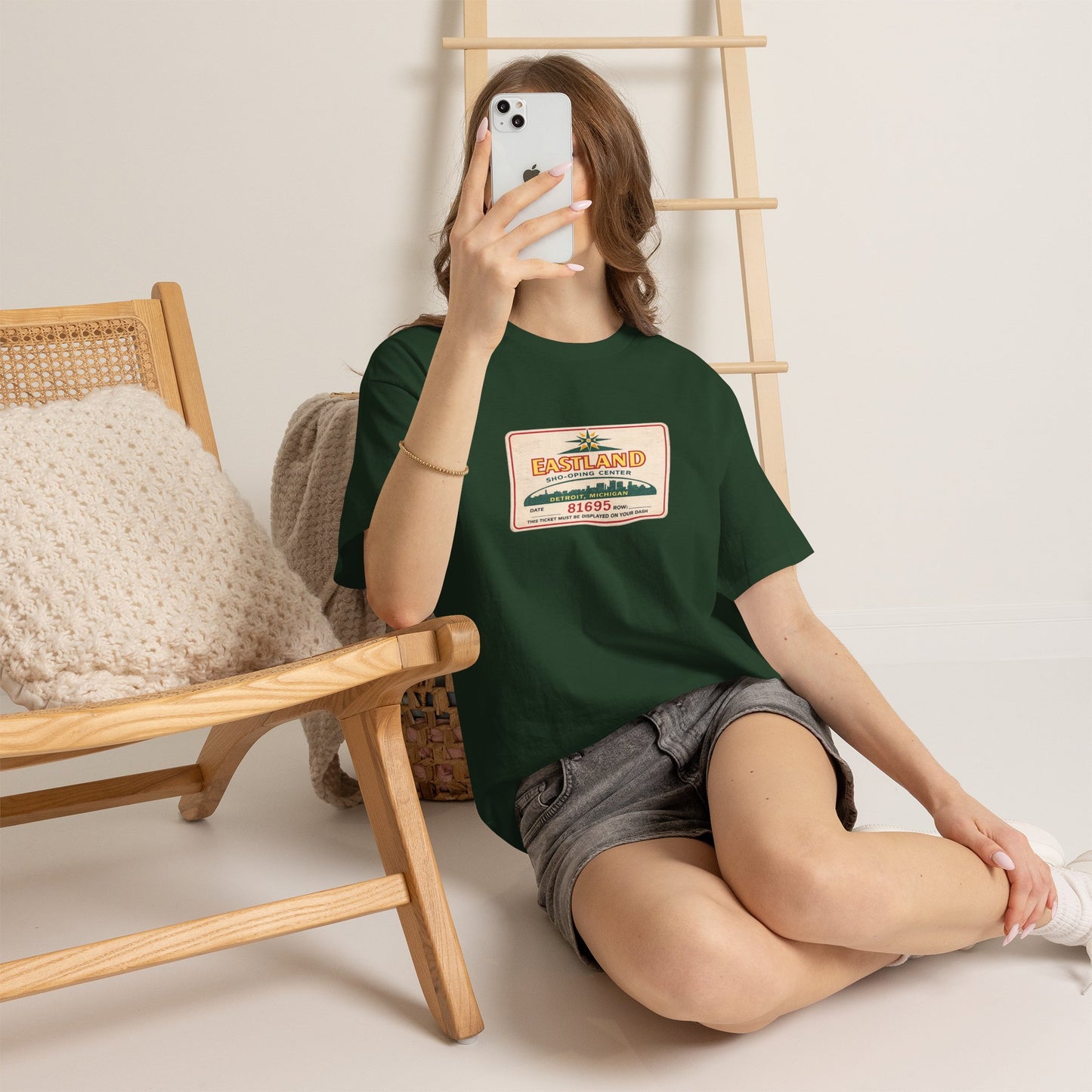 "EASTLAND MALL" Cotton Tee