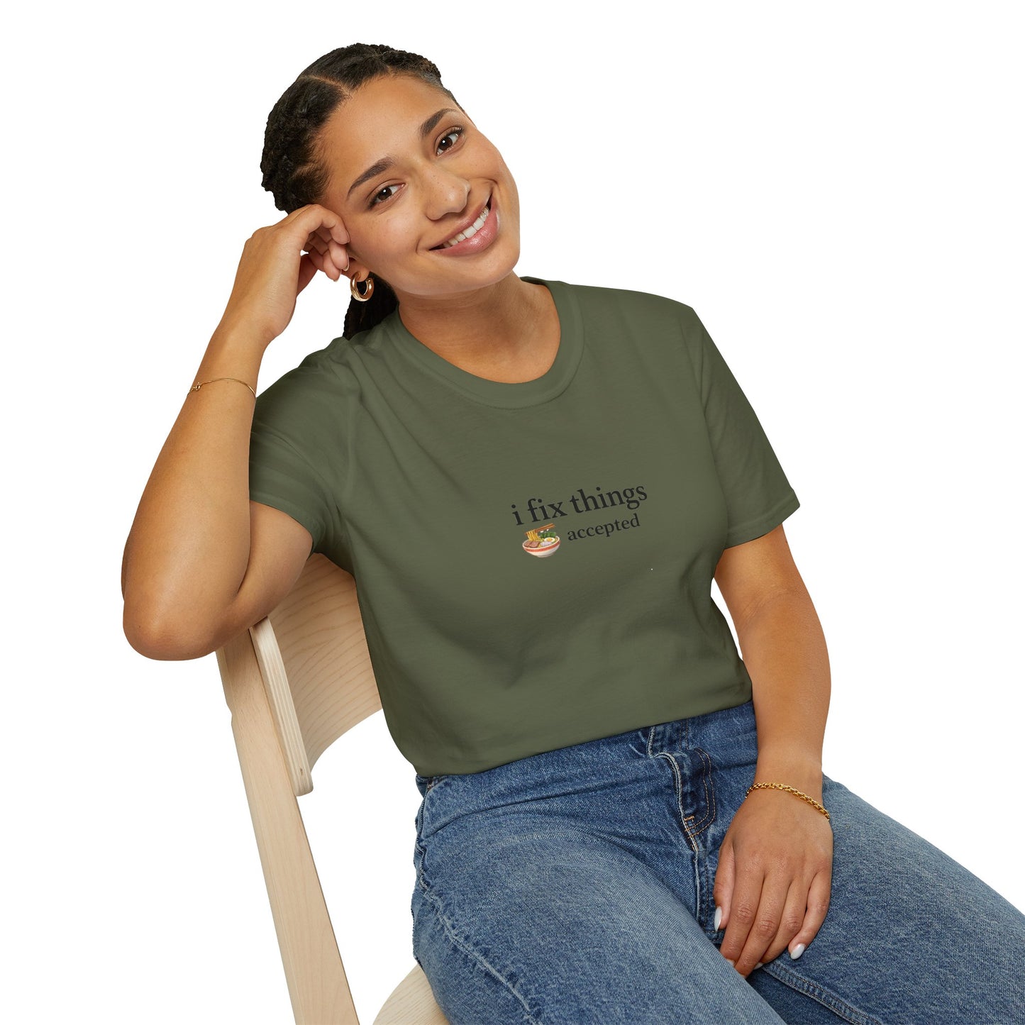 "Noodles Excepted." T-Shirt