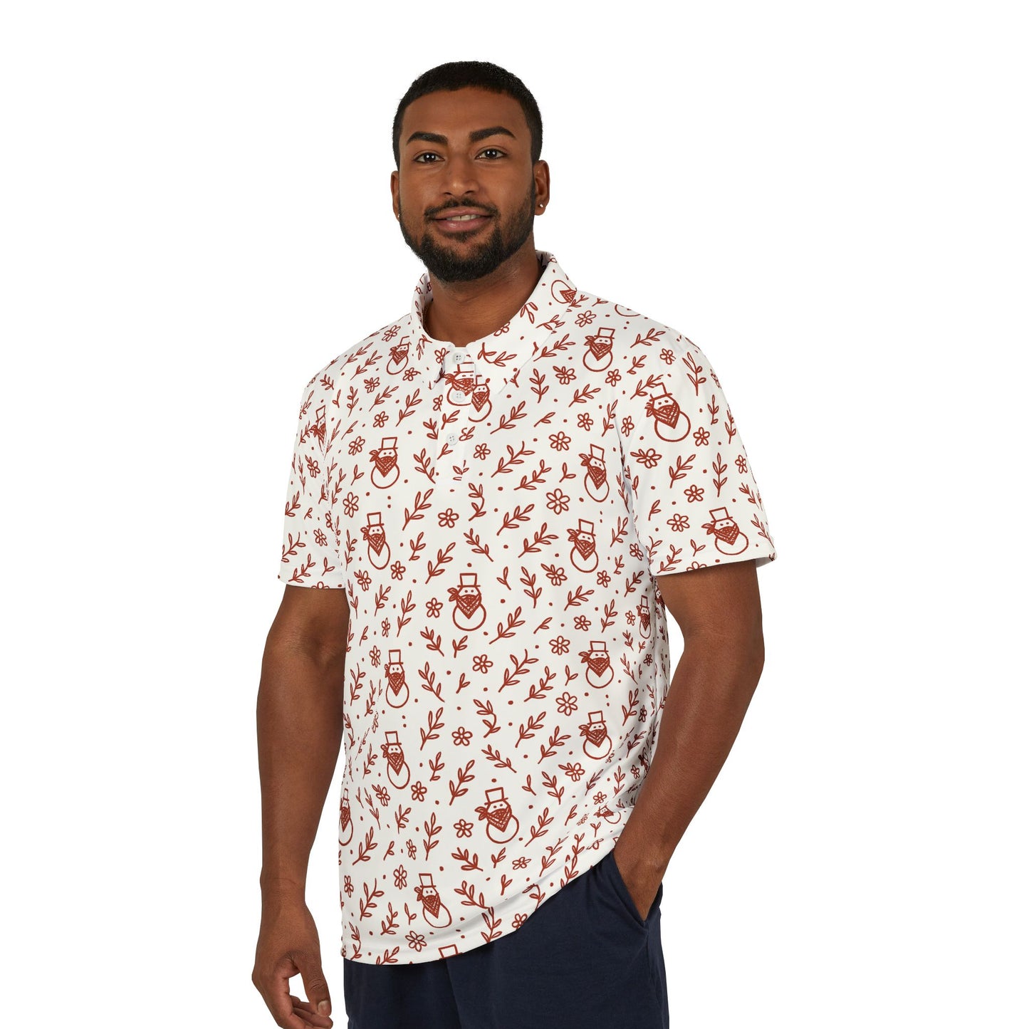 "Snowman" Polo Shirt