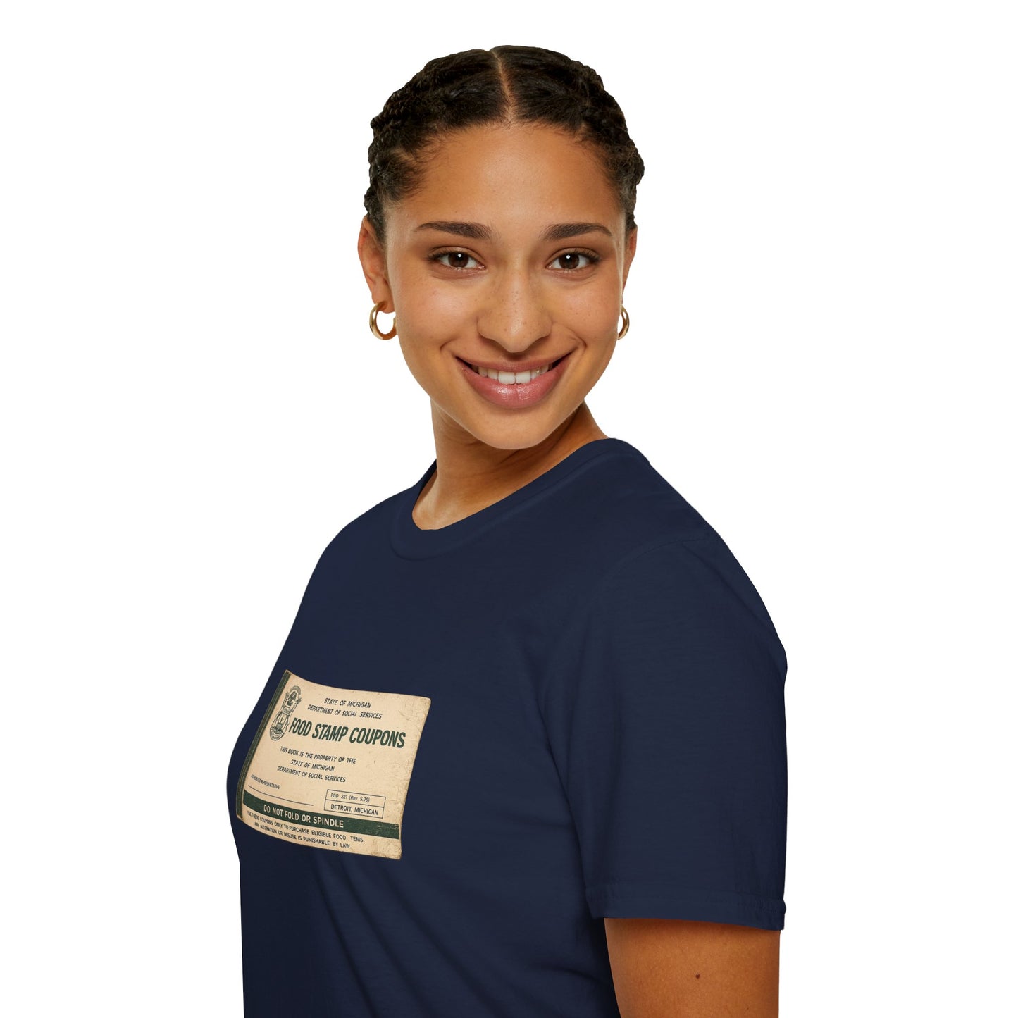 "FOOD STAMP BOOK" T-Shirt