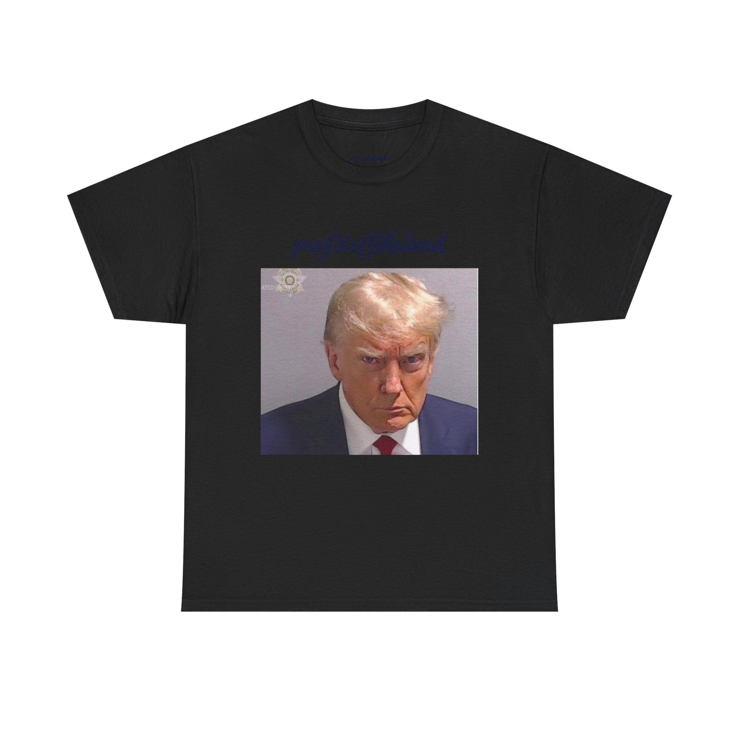 "Trump Mug Shot" Unisex Heavy Cotton Tee