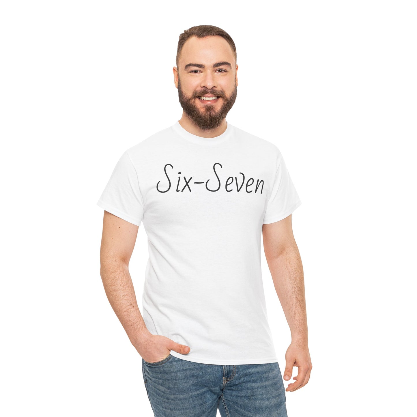 "Six-Seven" Unisex Heavy Cotton Tee