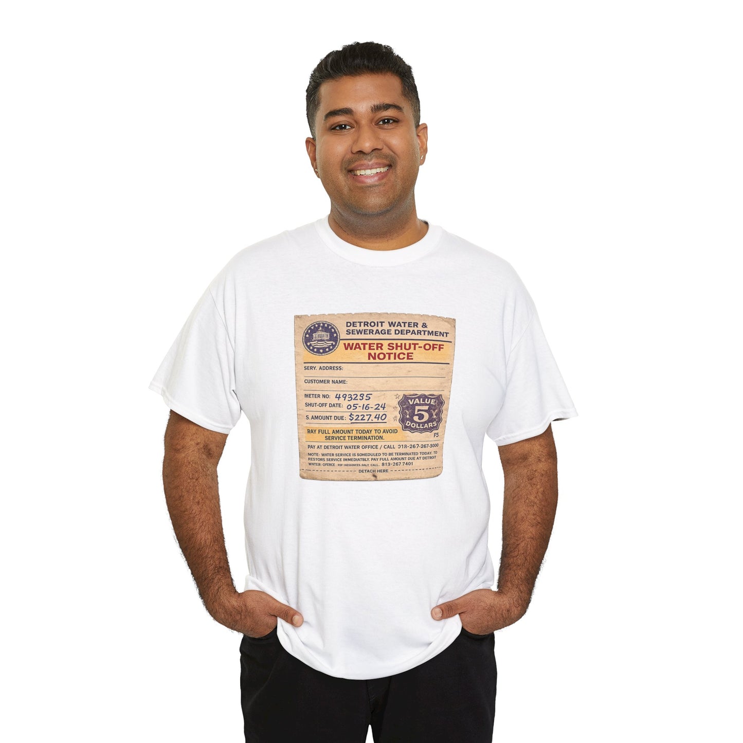 "WATER SHUT-OFF NOTICE" Tee
