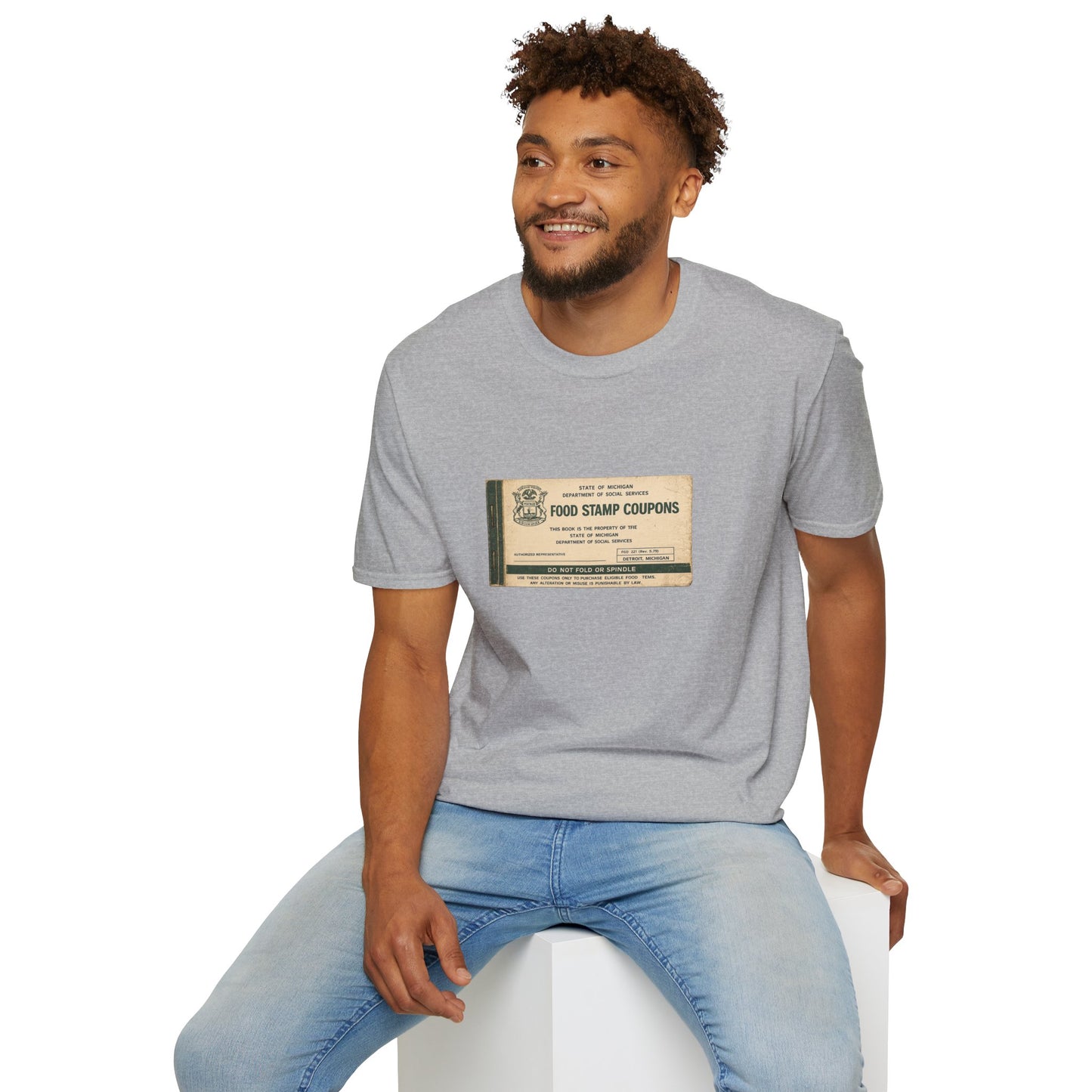 "FOOD STAMP BOOK" T-Shirt