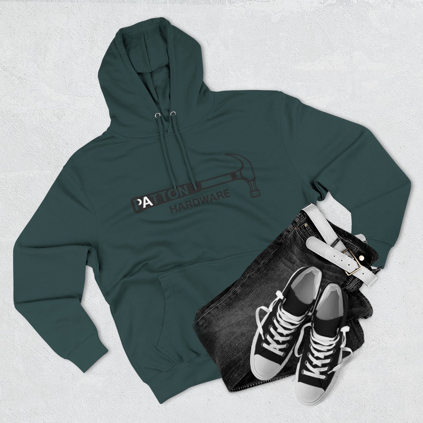 “Patton Hardware” Fleece Hoodie
