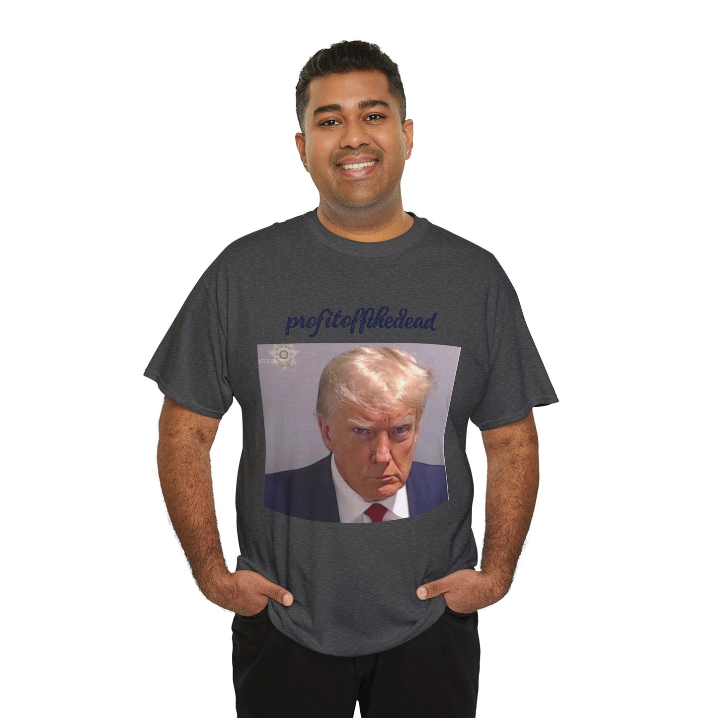 "Trump Mug Shot" Unisex Heavy Cotton Tee