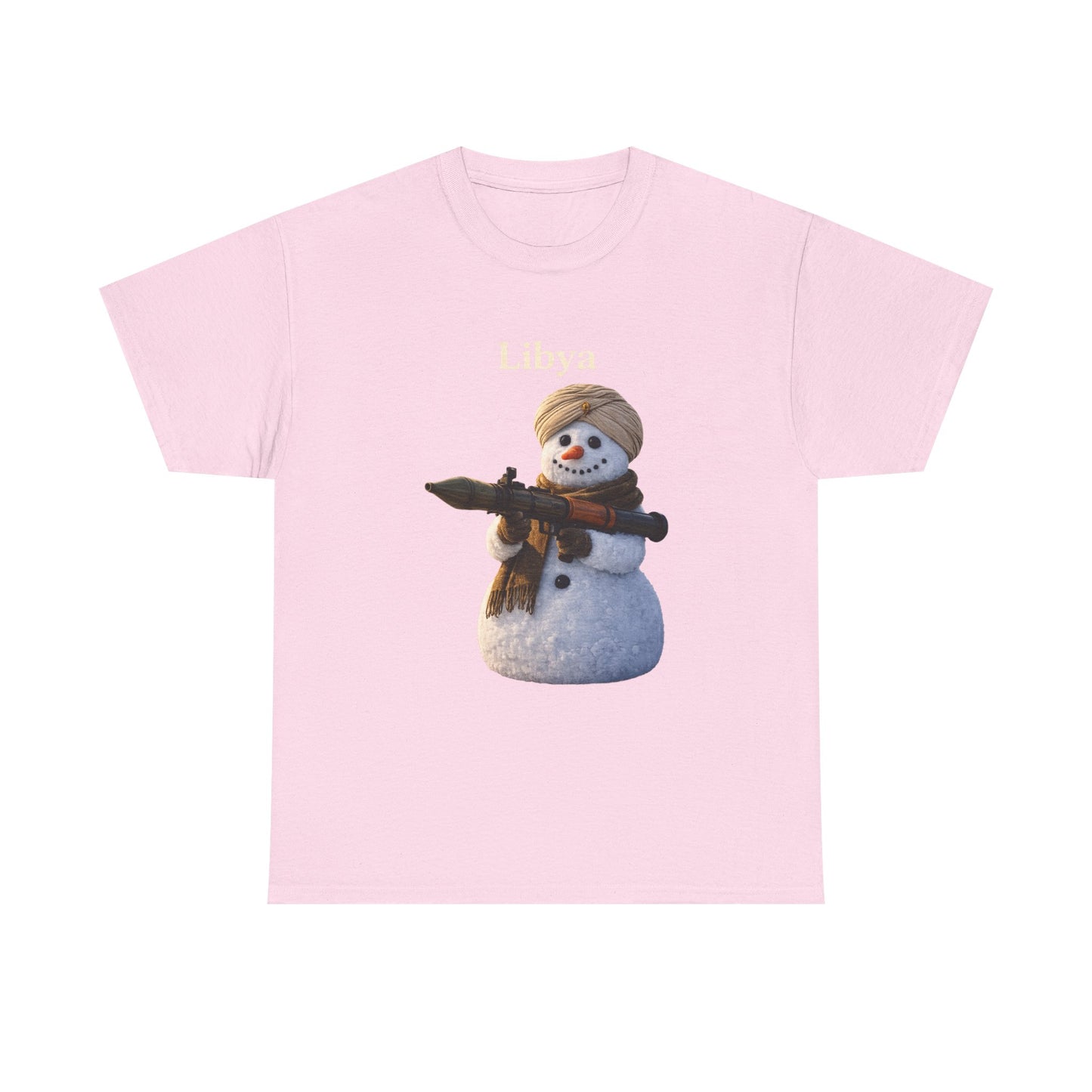 “From America to Libya” Cotton Tee