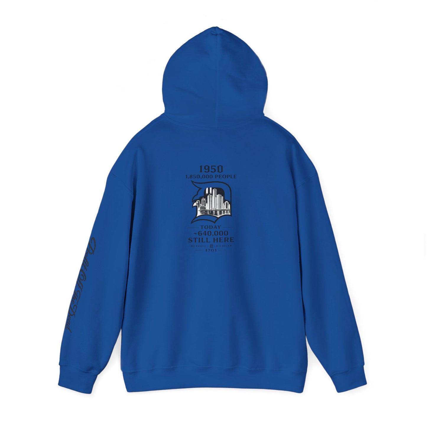 "DETROIT 1701 – STILL HERE" Hooded Sweatshirt