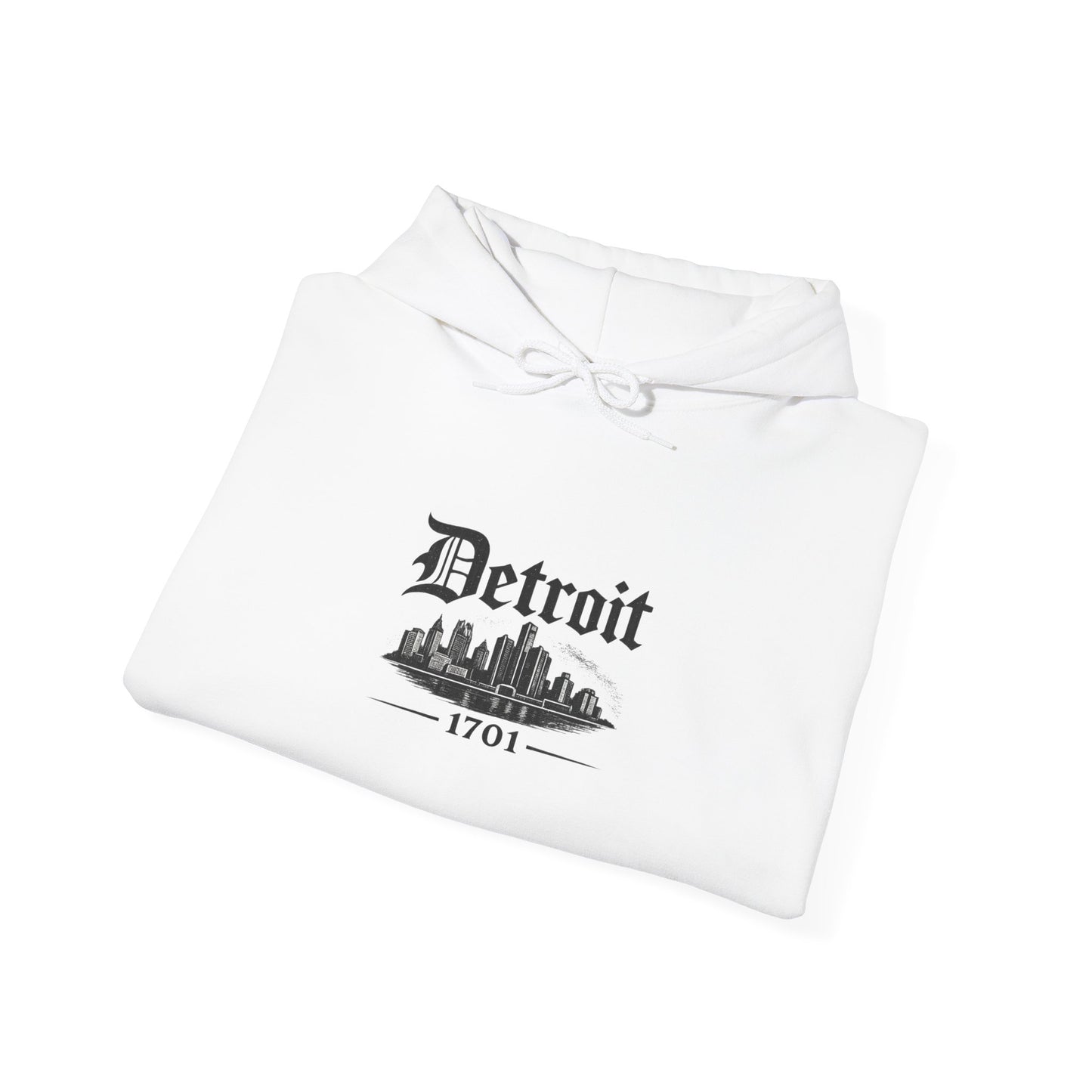 "DETROIT 1701 – STILL HERE" Hooded Sweatshirt