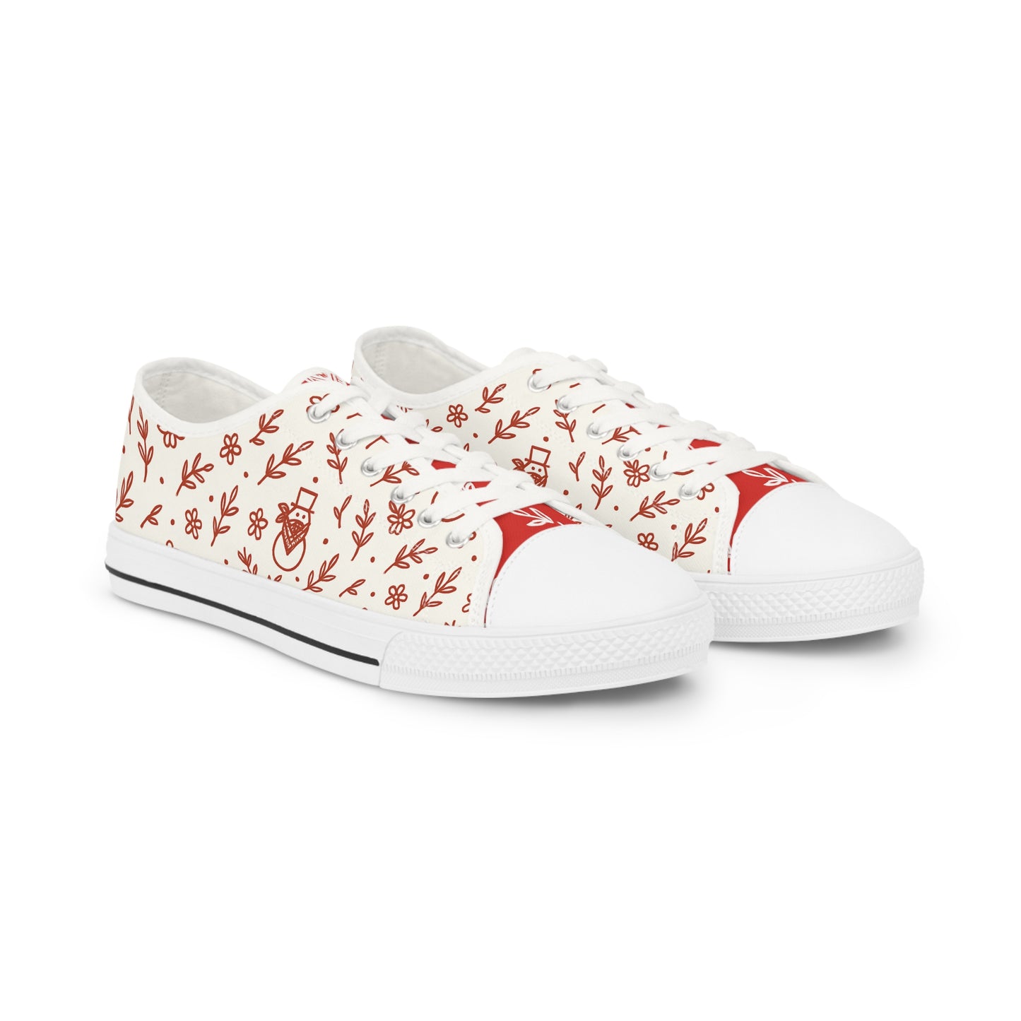 "Snowman" Men's Low Top Sneakers