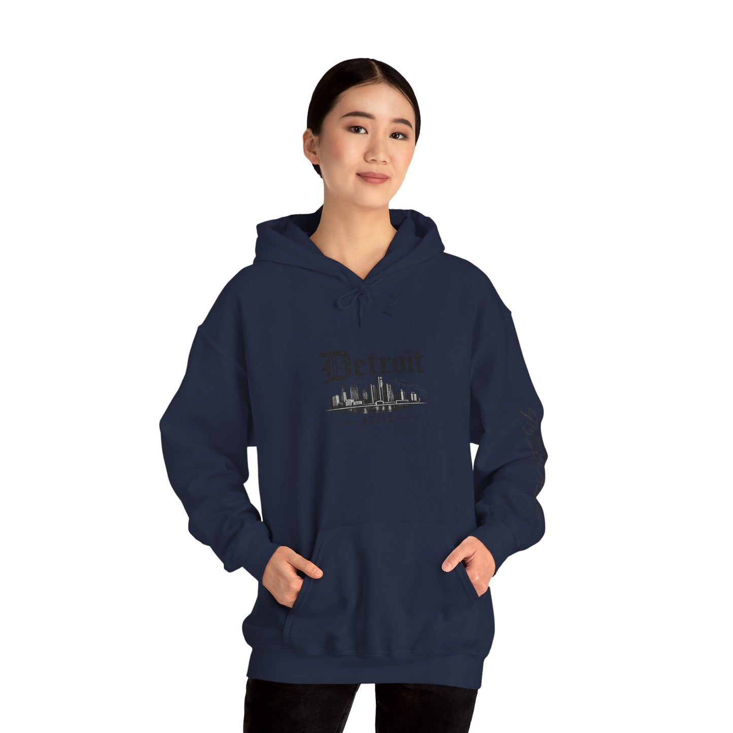 "DETROIT 1701 – STILL HERE" Hooded Sweatshirt