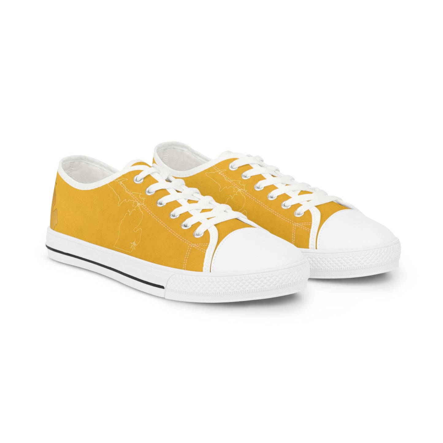 "POTD Detroit Michigan" Low Top Sneakers