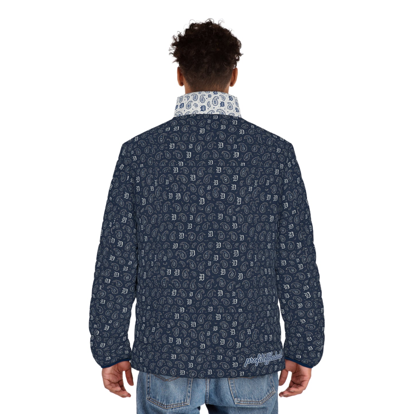 "Detroit Blue" Men's Puffer Jacket