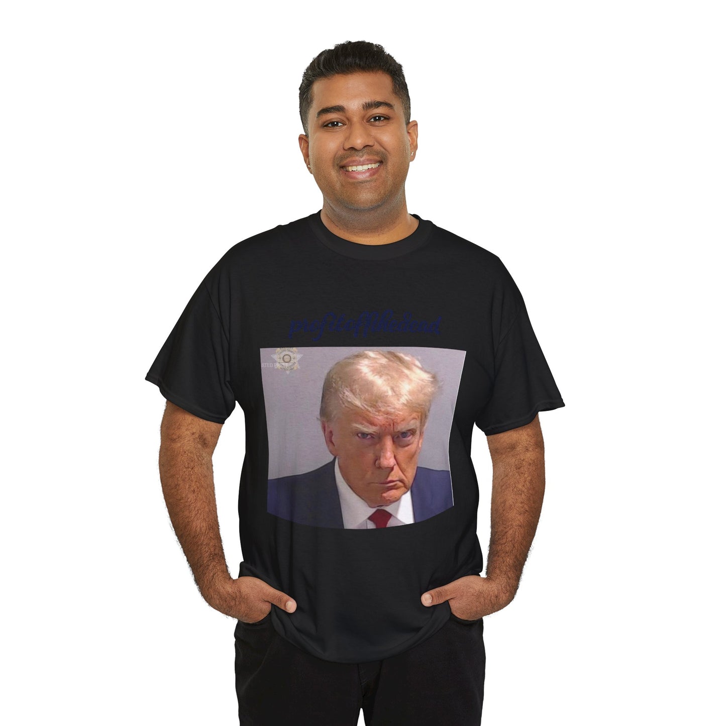 "Trump Mug Shot" Unisex Heavy Cotton Tee
