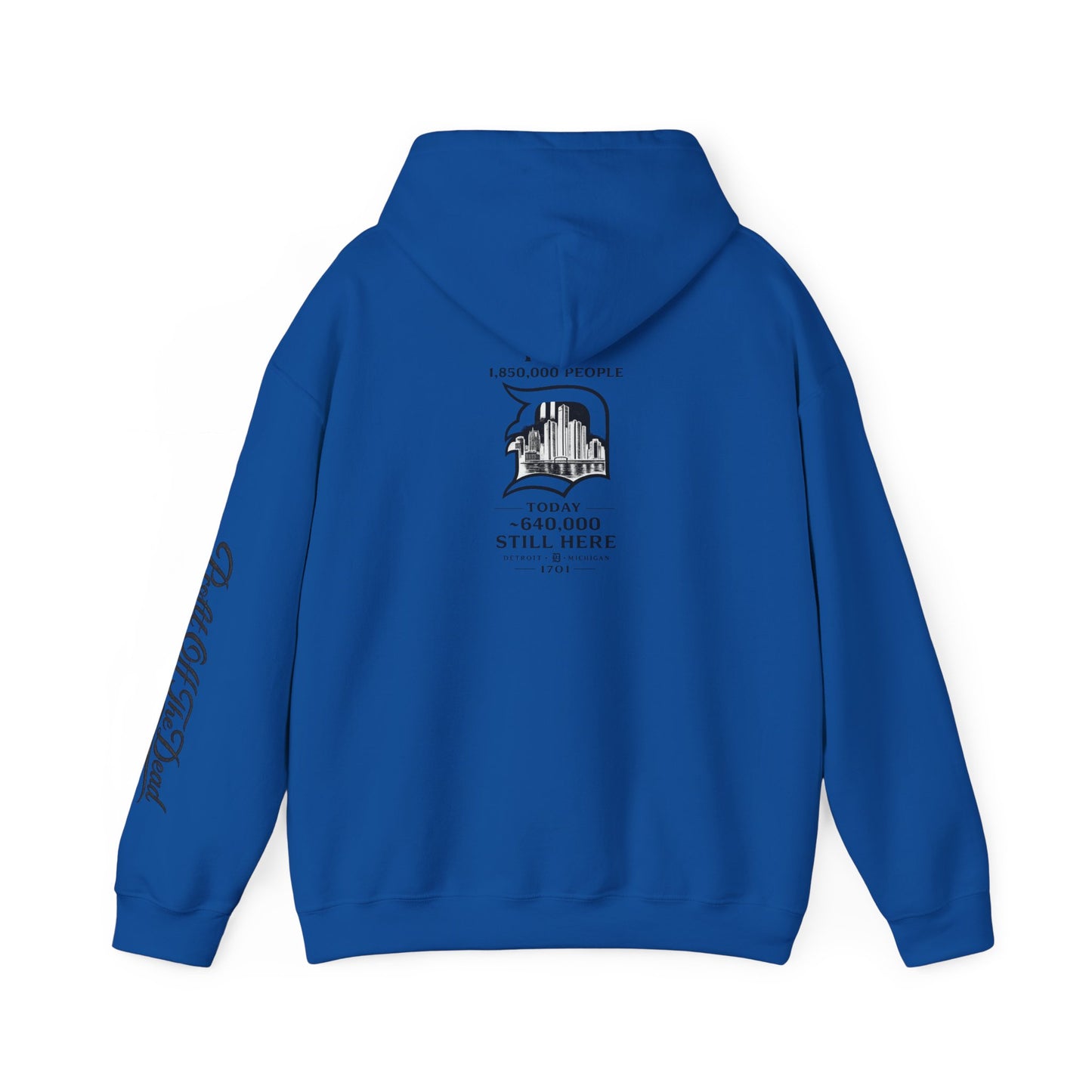 "DETROIT 1701 – STILL HERE" Hooded Sweatshirt