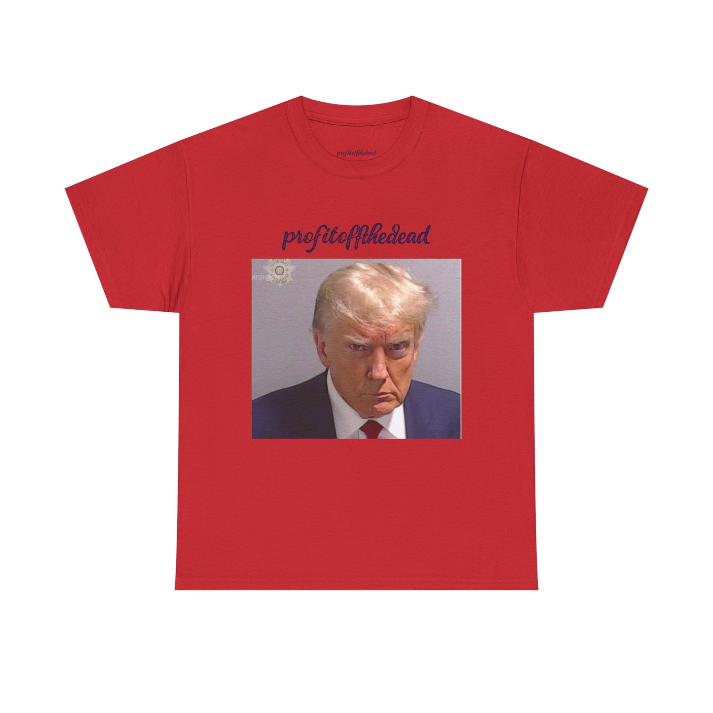 "Trump Mug Shot" Unisex Heavy Cotton Tee