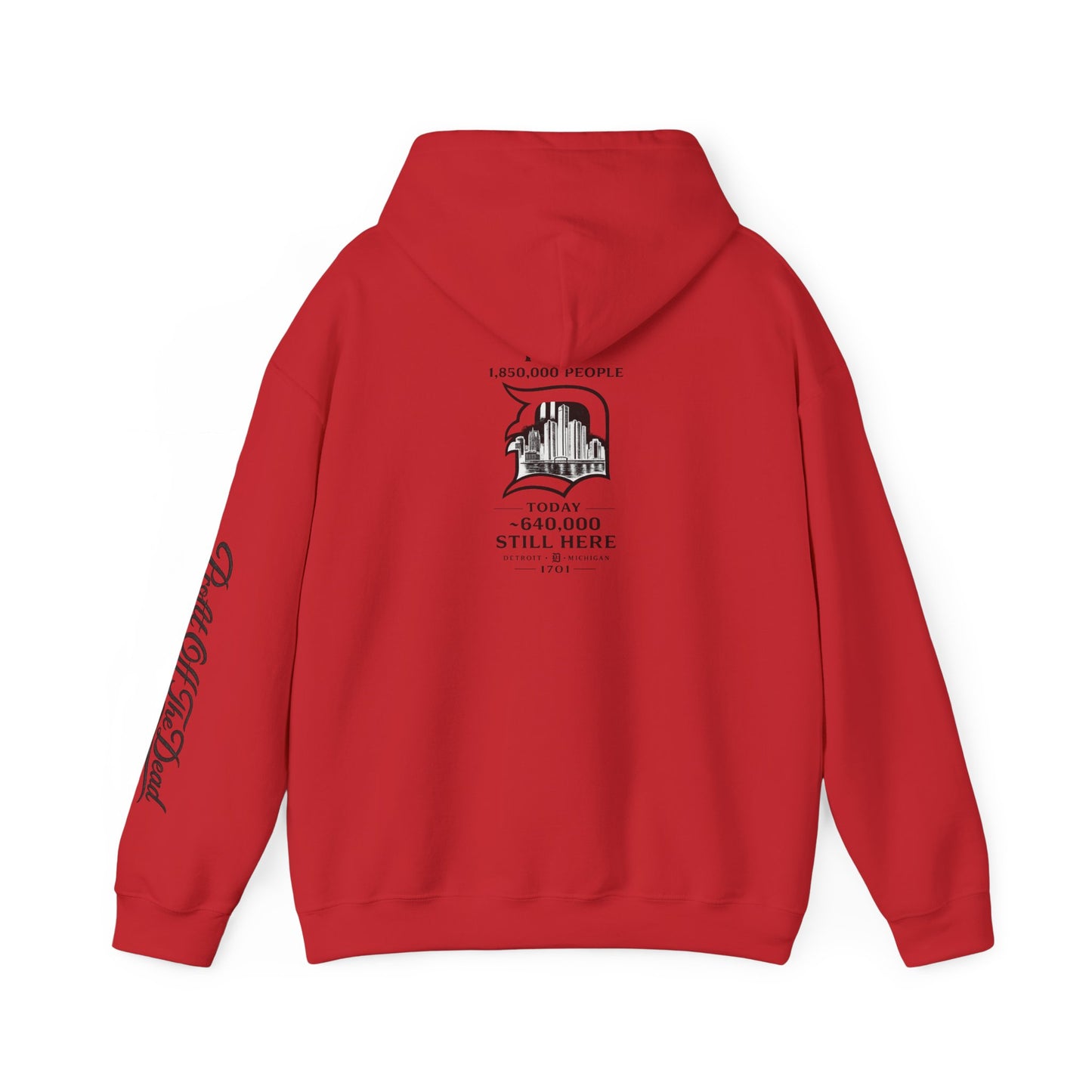 "DETROIT 1701 – STILL HERE" Hooded Sweatshirt