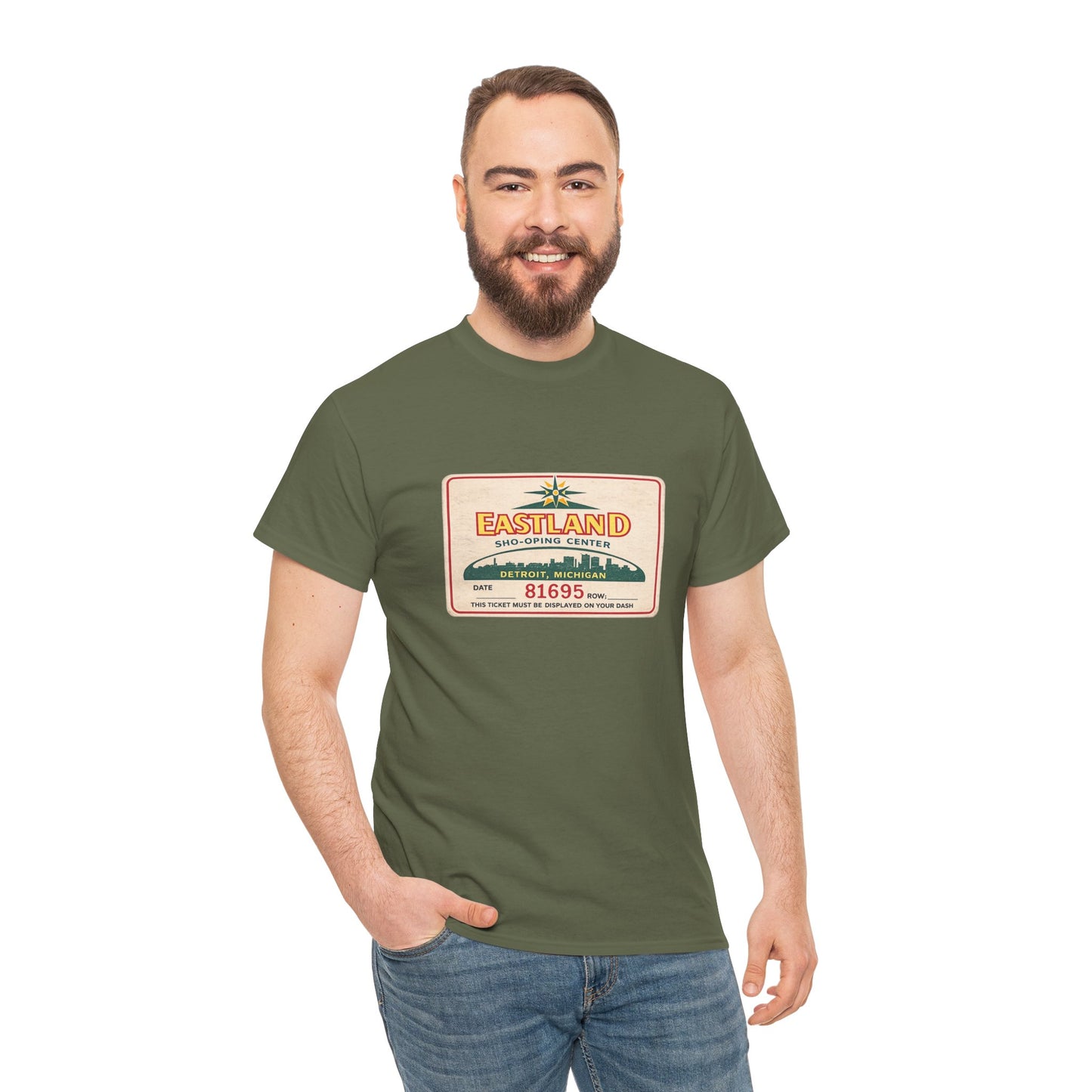 "EASTLAND MALL" Cotton Tee