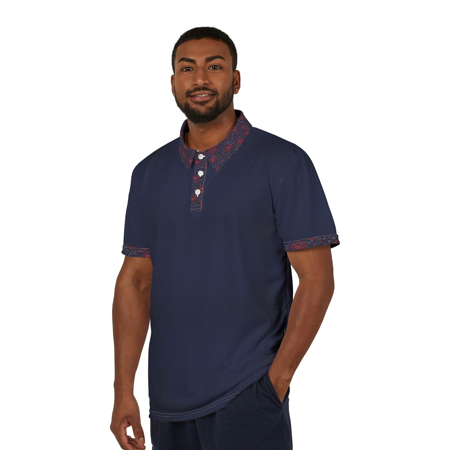 "Roses & Guns" Polo Shirt