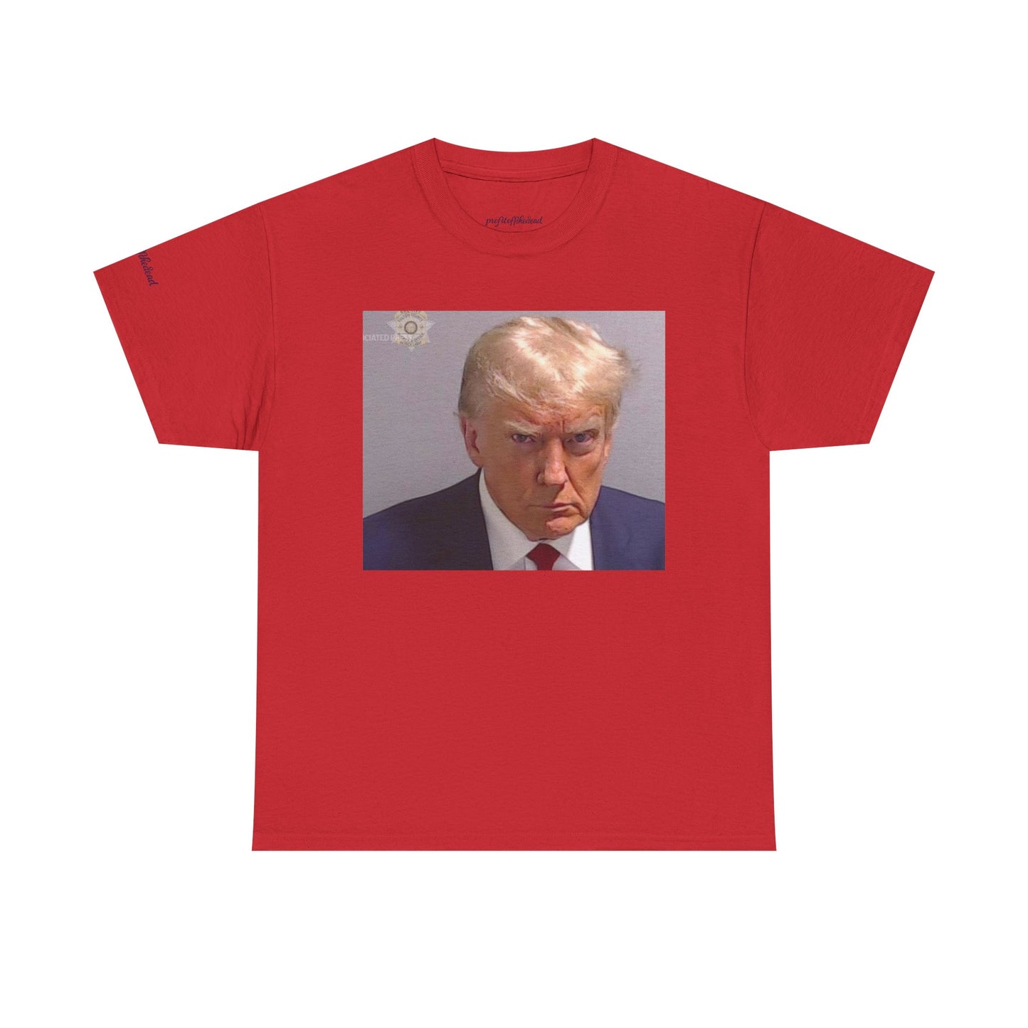 "Mug Shots Trump" Unisex Heavy Cotton Tee