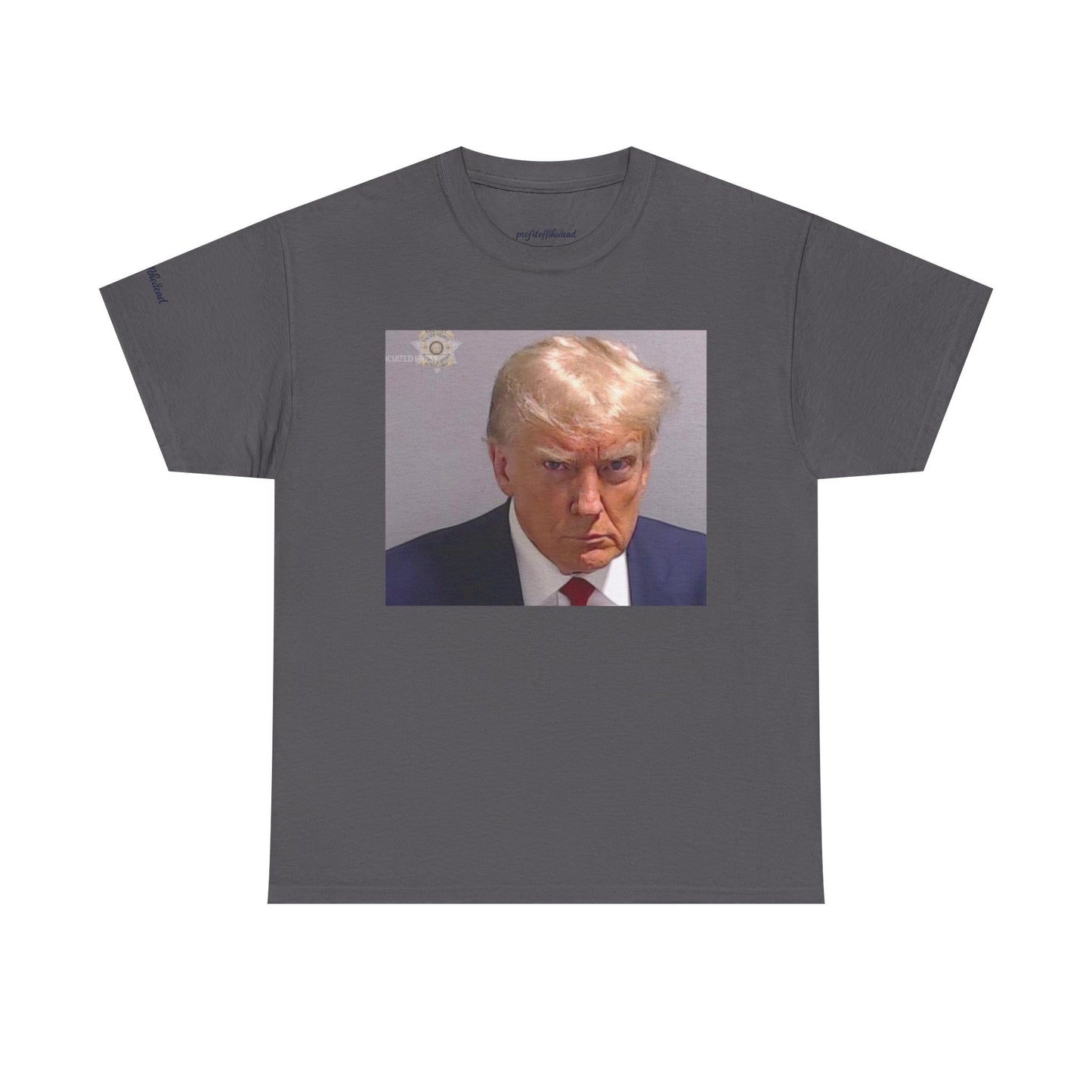 "Mug Shots Trump" Unisex Heavy Cotton Tee