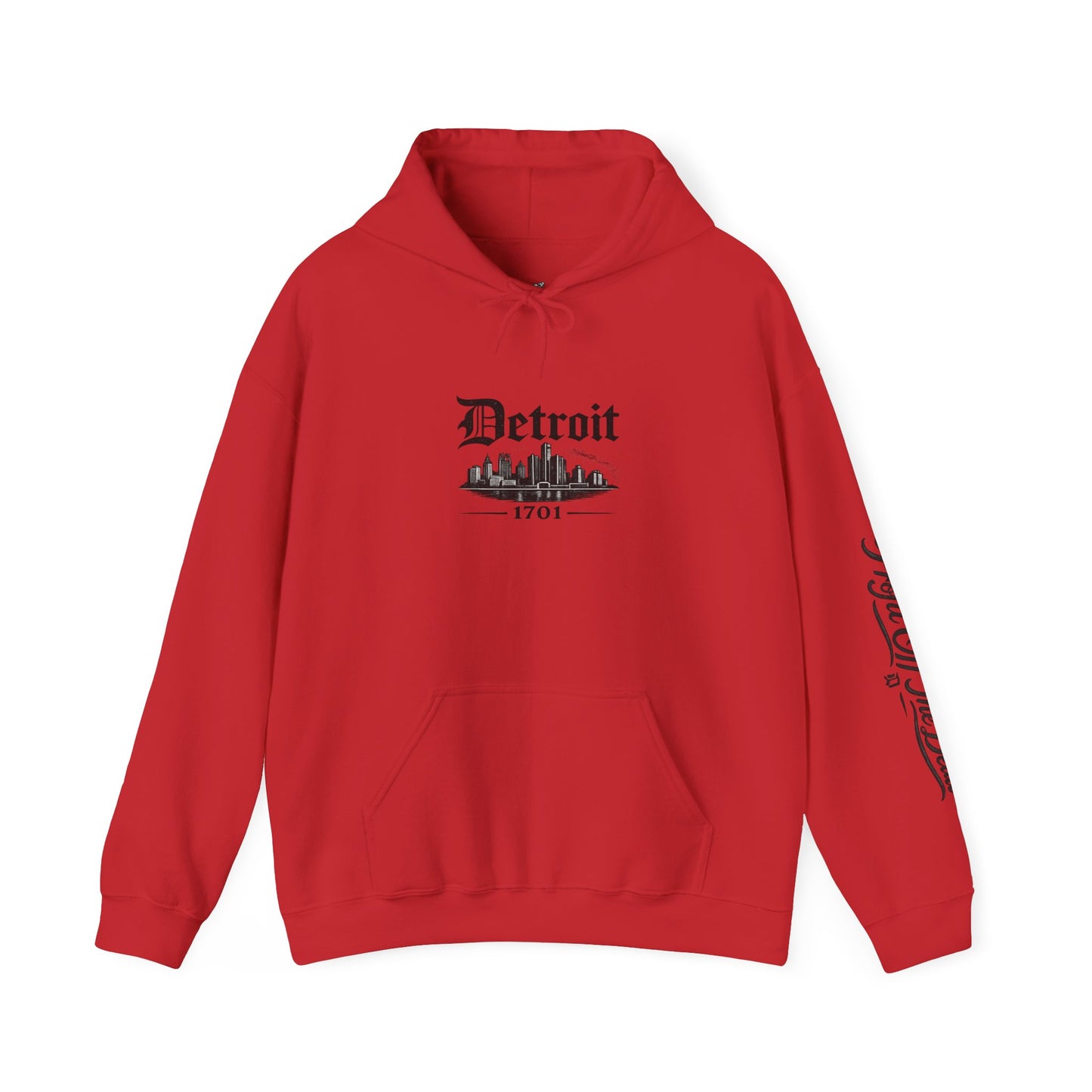 "DETROIT 1701 – STILL HERE" Hooded Sweatshirt