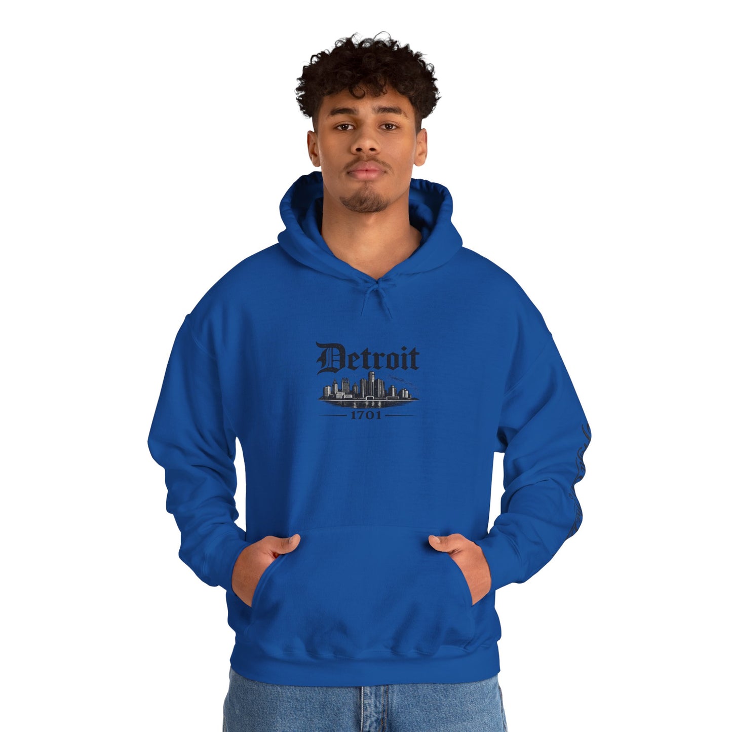 "DETROIT 1701 – STILL HERE" Hooded Sweatshirt