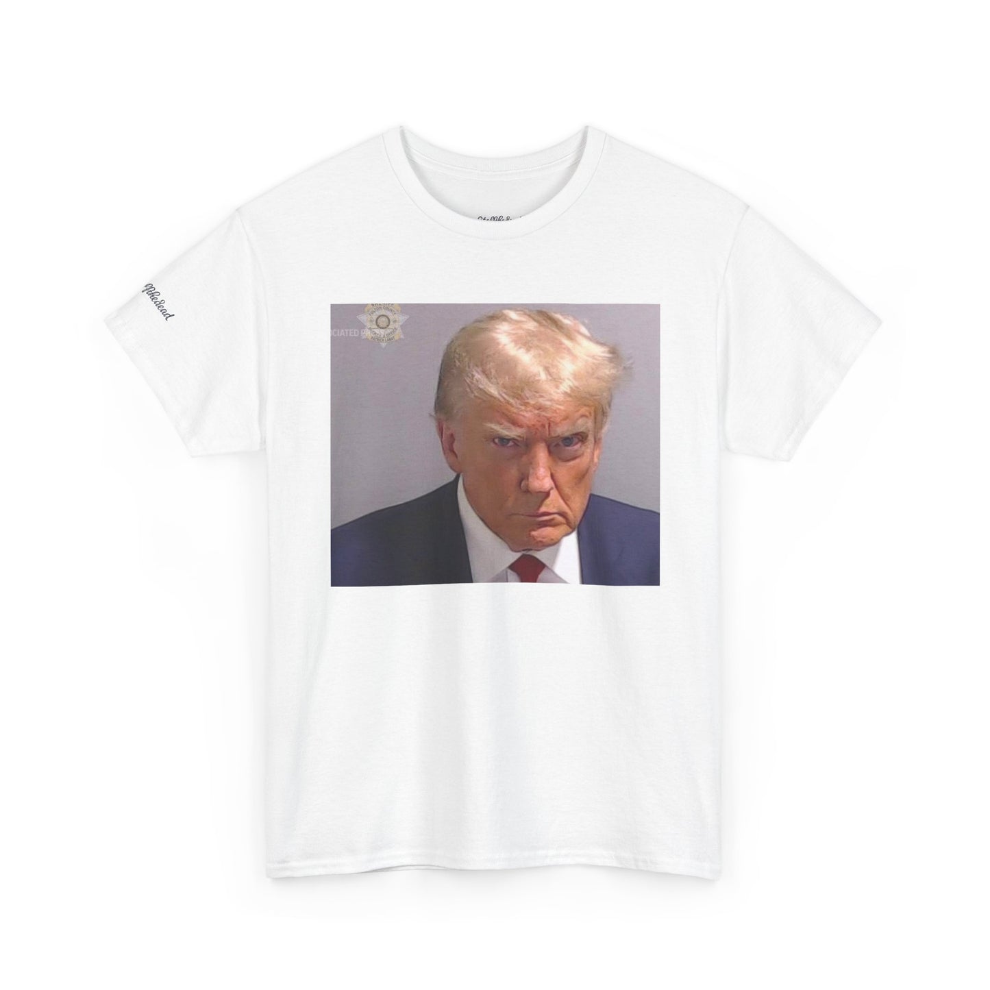"Mug Shots Trump" Unisex Heavy Cotton Tee