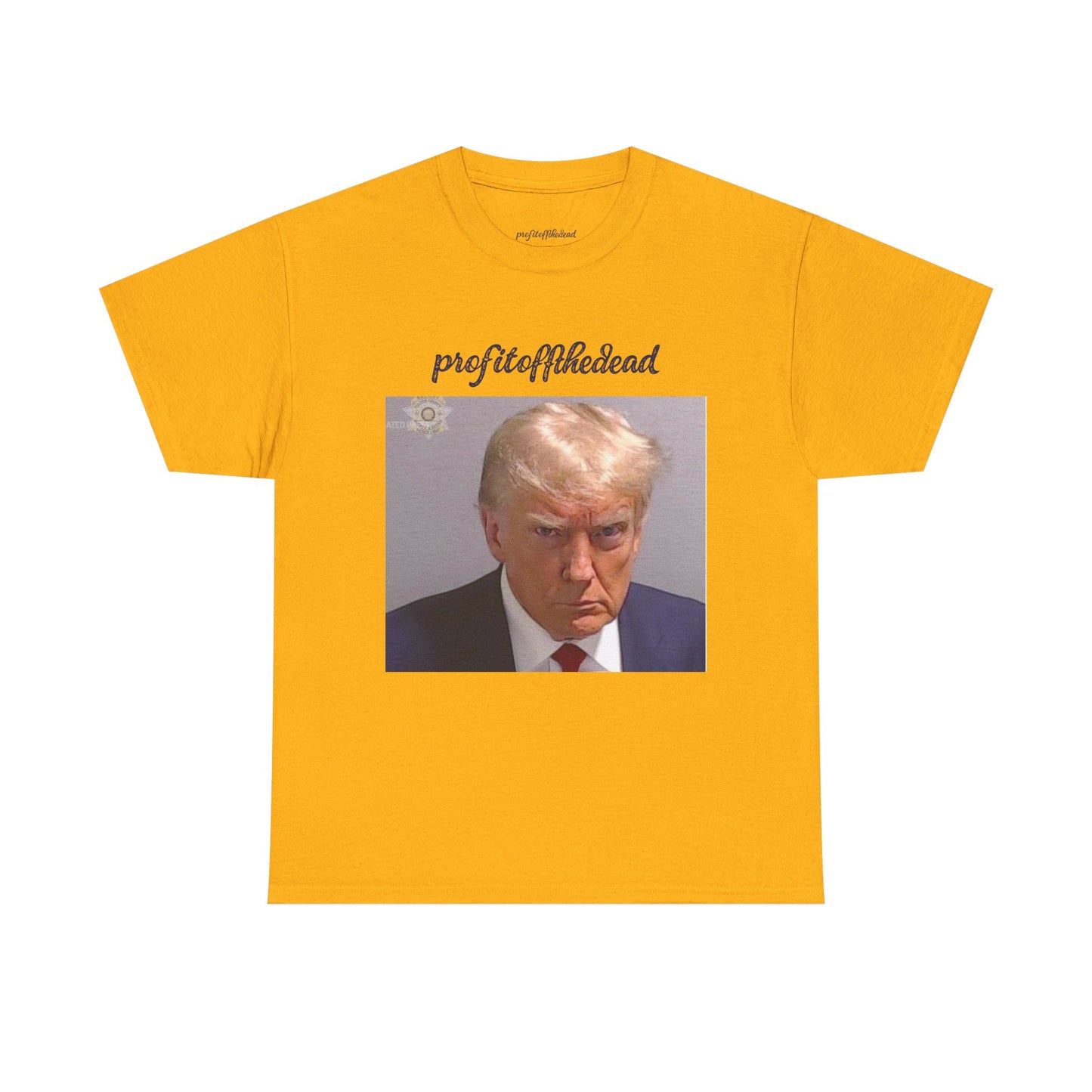 "Trump Mug Shot" Unisex Heavy Cotton Tee