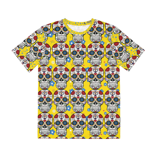 "Hawaiian Skull" Men's Polyester Tee