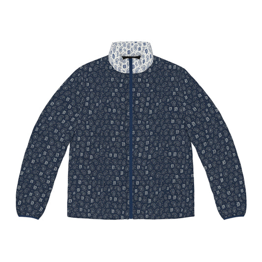 "Detroit Blue" Men's Puffer Jacket
