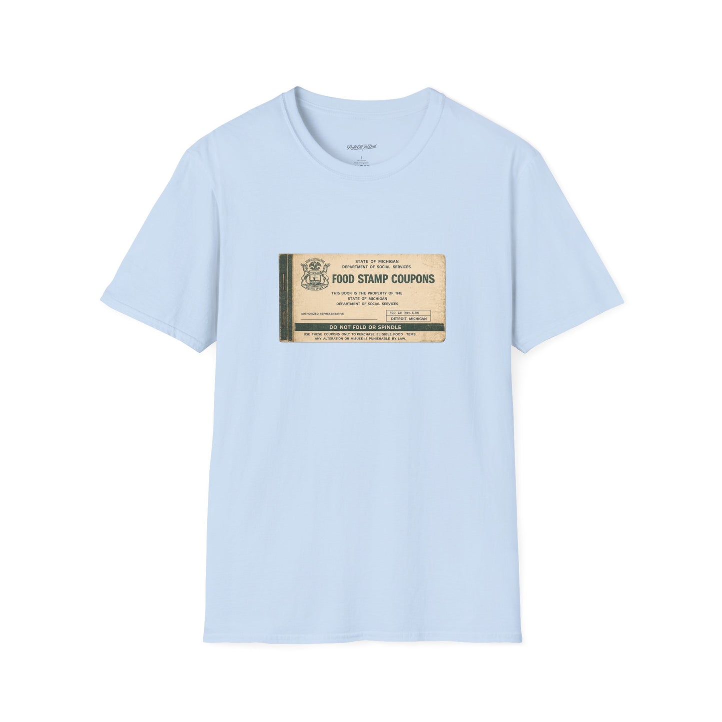 "FOOD STAMP BOOK" T-Shirt