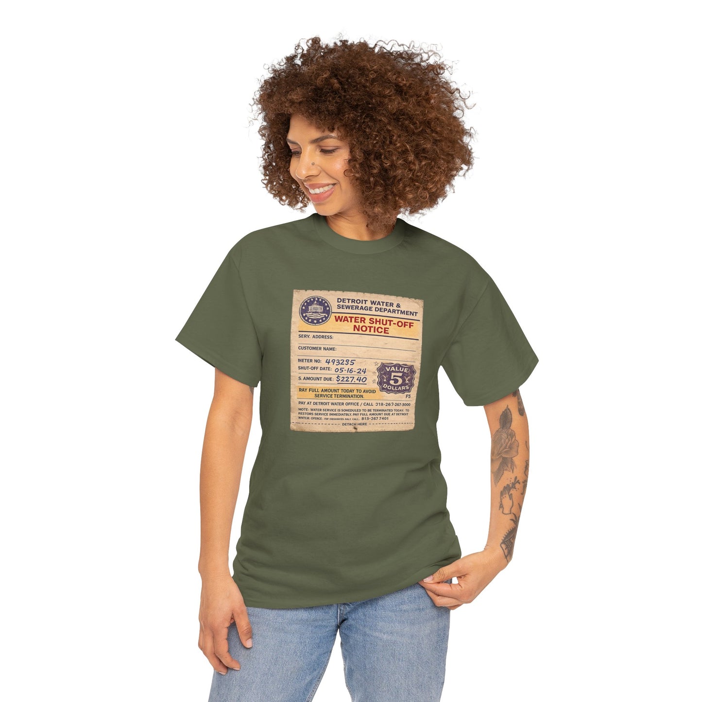 "WATER SHUT-OFF NOTICE" Tee